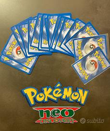 📦Lotto Pokémon Neo Discovery Vintage 2001 ITA