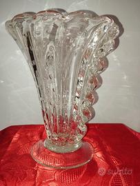 Vaso Bullicante in vetro di Murano con Morise