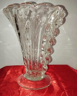 Vaso Bullicante in vetro di Murano con Morise