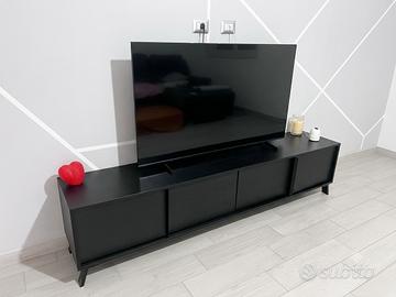📺 Mobile Porta TV Moderno – Nero Frassino / Opaco