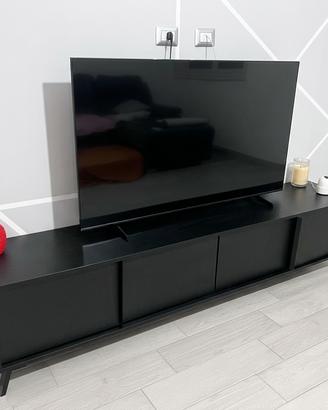 📺 Mobile Porta TV Moderno – Nero Frassino / Opaco