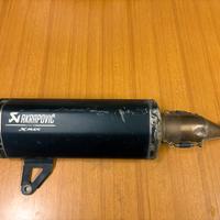 Terminale Scarico Akrapovic XMAX 125 Nero2017-2021