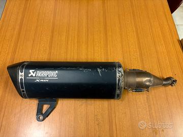 Terminale Scarico Akrapovic XMAX 125 Nero2017-2021