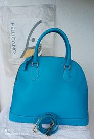 BORSA Tote - PELLICANO - Vera Pelle - NUOVA