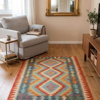 tappeto kilim afgano 100% lana 