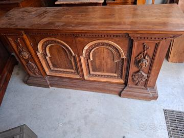 credenza in noce