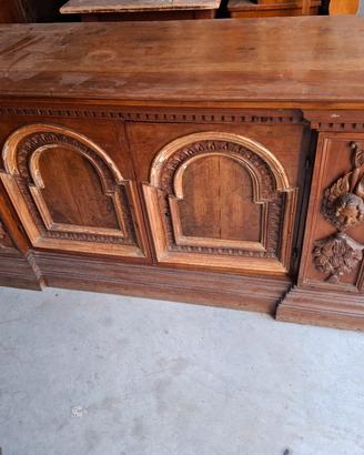 credenza in noce
