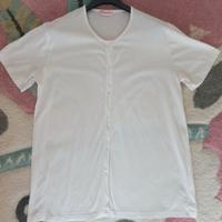 Maglietta da parto , camicia bianca per travaglio,