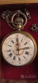 Orologio da taschino Wille Freres ROSKOPF 