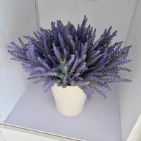 Lavanda finta con vaso NUOVA