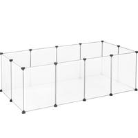 Recinto componibile trasparente per criceti