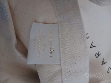 borsa tela firmata dior 