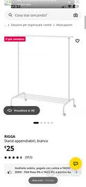 Appendiabiti RIGGA IKEA