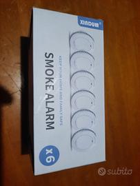 Rilevatori di fumo xindum 6 pezzi per b&b hotel