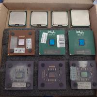 Processori Intel e AMD vintage da collezione