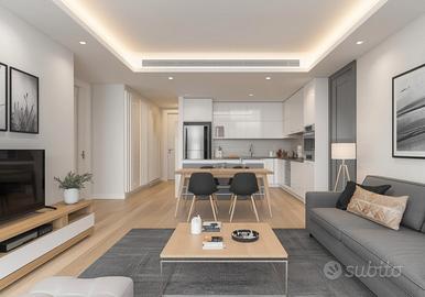 Trilocale al grezzo con balcone in zona San Benede