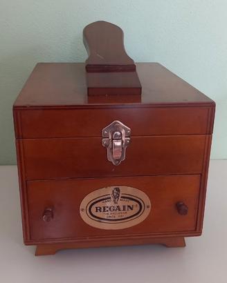 Cassetta lustrascarpe vintage Regain