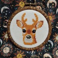 quadro telaio con cervo 