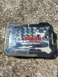 NUOVO set Bosch 26 pezzi chiave + inserto + bussol