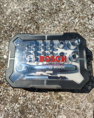 NUOVO set Bosch 26 pezzi chiave + inserto + bussol