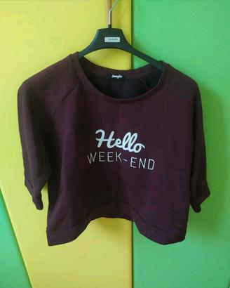 Felpa Bordeaux Jennyfer 