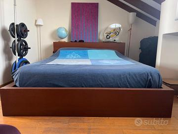 Letto Malm Ikea legno