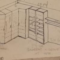 CAMERETTA GIALLA CON INSERTI VERDEMELA