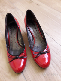 Scarpe Donna in pelle lucida firmate "Cafè Noir"