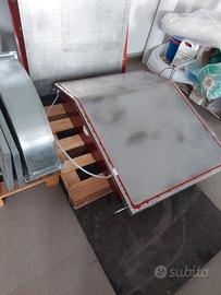 Stampo in alluminio pinne in fibra