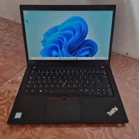 THINKPAD LENOVO T490 I5 RAM 8GB SSD 256 14" FHD