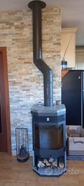 Stufa legna in pietra lavica