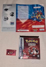 Pokemon rubino gameboy advance 