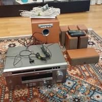 Sistema Home Theater Yamaha 6.1 (Ampli RX-V457 + D