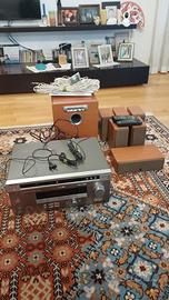 Sistema Home Theater Yamaha 6.1 (Ampli RX-V457 + D