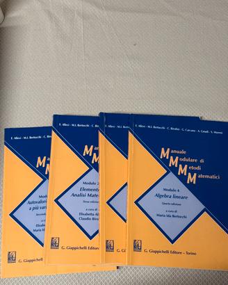 Manuale Modulare di Metodi Matematici. (5 Volumi)