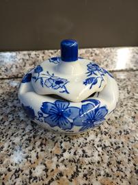 posacenere vintage in ceramica con coperchio