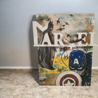 quadro Marvel dipinto su tela collezione pittura 