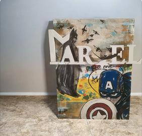 quadro Marvel dipinto su tela collezione pittura 