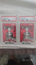 one piece card luffy psa10