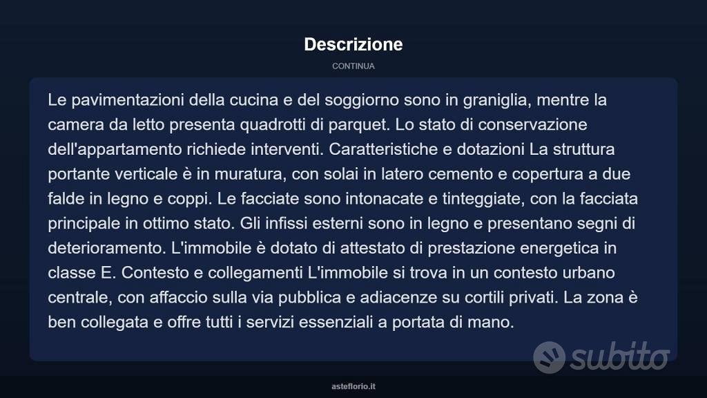 Appartamento – Cortemilia - Altro