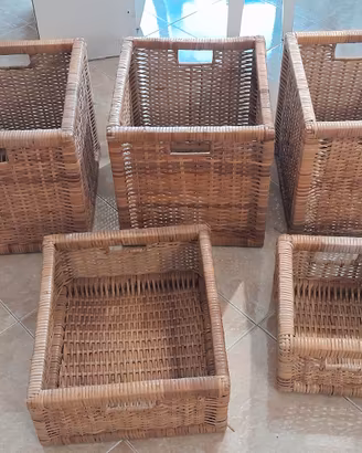 BRANAS cesti in Rattan Ikea