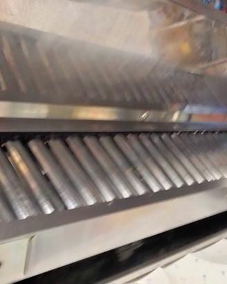 Cappa inox 200x90