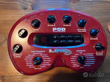 Line 6 POD 2.0 rosso