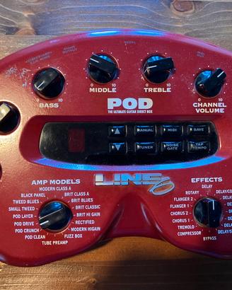 Line 6 POD 2.0 rosso