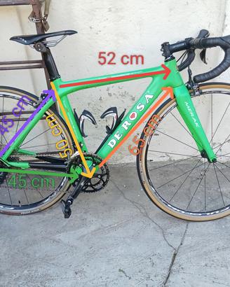 De Rosa Merak Carbonio - Taglia 52  - REVISIONATA!