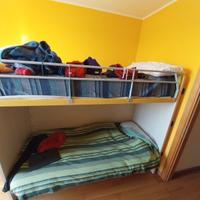 Letto a castello salvaspazio super accessoriato