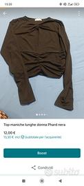 Topo maniche lunghe Phard nero