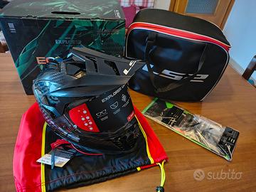 Casco LS2 MX701 Explorer C carbonio XS
