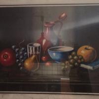 Olio su Tela di Natura Morta