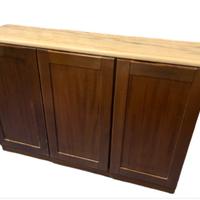 Mobile per bagno con ripiano in marmo